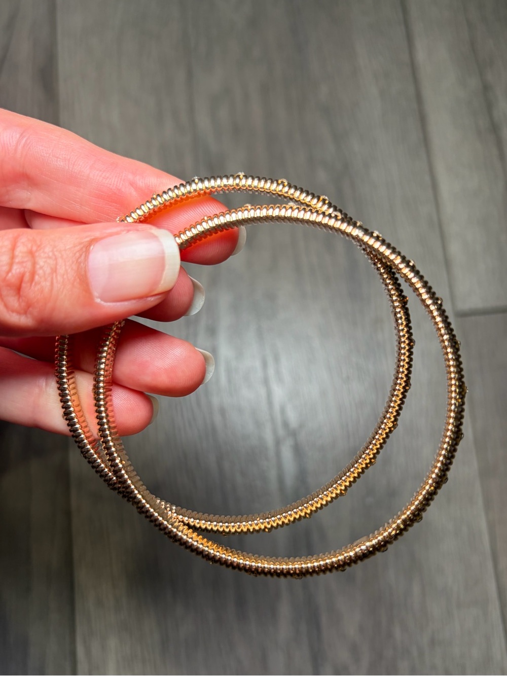 BAUBLEBAR Gold Bangle Set (OS) - Picture 2 of 3
